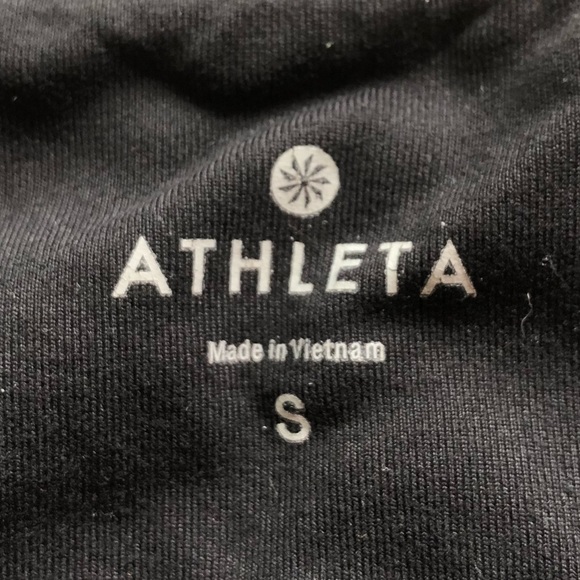 Black Athleta Cropped Leggings - Picture 3 of 5